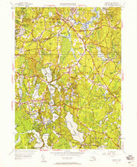 Hanover Massachusetts Historical topographic map, 1:24000 scale, 7.5 X 7.5 Minute, Year 1948