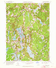 Hanover Massachusetts Historical topographic map, 1:24000 scale, 7.5 X 7.5 Minute, Year 1962