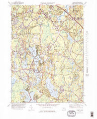 Hanover Massachusetts Historical topographic map, 1:25000 scale, 7.5 X 7.5 Minute, Year 1978