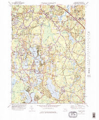 Hanover Massachusetts Historical topographic map, 1:25000 scale, 7.5 X 7.5 Minute, Year 1978