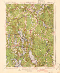 Hanover Massachusetts Historical topographic map, 1:31680 scale, 7.5 X 7.5 Minute, Year 1940