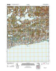 Harwich Massachusetts Historical topographic map, 1:24000 scale, 7.5 X 7.5 Minute, Year 2012