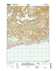 Harwich Massachusetts Current topographic map, 1:24000 scale, 7.5 X 7.5 Minute, Year 2015