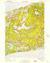 Harwich Massachusetts Historical topographic map, 1:24000 scale, 7.5 X 7.5 Minute, Year 1949