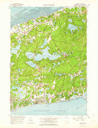 Harwich Massachusetts Historical topographic map, 1:24000 scale, 7.5 X 7.5 Minute, Year 1961