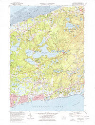 Harwich Massachusetts Historical topographic map, 1:24000 scale, 7.5 X 7.5 Minute, Year 1974