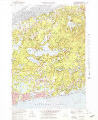 Harwich Massachusetts Historical topographic map, 1:25000 scale, 7.5 X 7.5 Minute, Year 1974