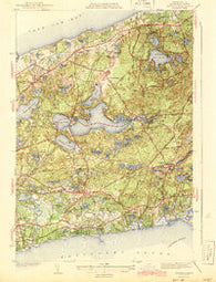 Harwich Massachusetts Historical topographic map, 1:31680 scale, 7.5 X 7.5 Minute, Year 1943