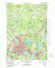 Haverhill Massachusetts Historical topographic map, 1:25000 scale, 7.5 X 7.5 Minute, Year 1972