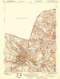 Haverhill Massachusetts Historical topographic map, 1:31680 scale, 7.5 X 7.5 Minute, Year 1943