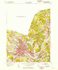 Haverhill Massachusetts Historical topographic map, 1:31680 scale, 7.5 X 7.5 Minute, Year 1952