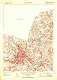 Haverhill Massachusetts Historical topographic map, 1:31680 scale, 7.5 X 7.5 Minute, Year 1952