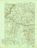 Hawley Massachusetts Historical topographic map, 1:62500 scale, 15 X 15 Minute, Year 1890