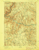 Hawley Massachusetts Historical topographic map, 1:62500 scale, 15 X 15 Minute, Year 1894