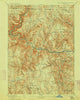 Hawley Massachusetts Historical topographic map, 1:62500 scale, 15 X 15 Minute, Year 1894