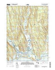 Head of Westport Massachusetts Current topographic map, 1:24000 scale, 7.5 X 7.5 Minute, Year 2015