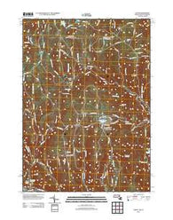 Heath Massachusetts Historical topographic map, 1:24000 scale, 7.5 X 7.5 Minute, Year 2012