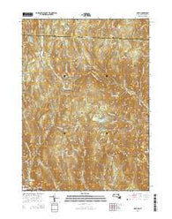 Heath Massachusetts Current topographic map, 1:24000 scale, 7.5 X 7.5 Minute, Year 2015