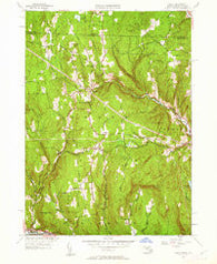 Heath Massachusetts Historical topographic map, 1:24000 scale, 7.5 X 7.5 Minute, Year 1961