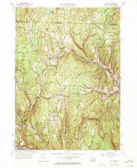 Heath Massachusetts Historical topographic map, 1:24000 scale, 7.5 X 7.5 Minute, Year 1961