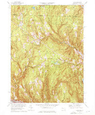 Heath Massachusetts Historical topographic map, 1:24000 scale, 7.5 X 7.5 Minute, Year 1974
