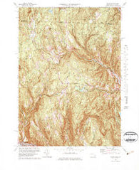 Heath Massachusetts Historical topographic map, 1:25000 scale, 7.5 X 7.5 Minute, Year 1974