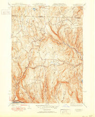 Heath Massachusetts Historical topographic map, 1:31680 scale, 7.5 X 7.5 Minute, Year 1945