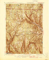 Heath Massachusetts Historical topographic map, 1:31680 scale, 7.5 X 7.5 Minute, Year 1945