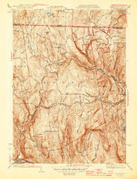 Heath Massachusetts Historical topographic map, 1:31680 scale, 7.5 X 7.5 Minute, Year 1945