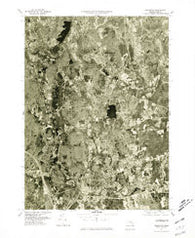 Holliston Massachusetts Historical topographic map, 1:25000 scale, 7.5 X 7.5 Minute, Year 1977