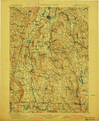 Housatonic Massachusetts Historical topographic map, 1:125000 scale, 30 X 30 Minute, Year 1900