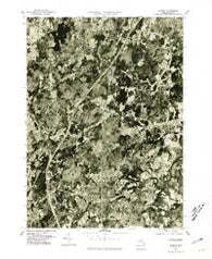 Hudson Massachusetts Historical topographic map, 1:25000 scale, 7.5 X 7.5 Minute, Year 1977