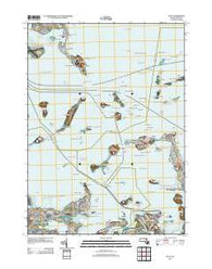 Hull Massachusetts Historical topographic map, 1:24000 scale, 7.5 X 7.5 Minute, Year 2012