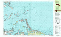 Hull Massachusetts Historical topographic map, 1:25000 scale, 7.5 X 15 Minute, Year 1997