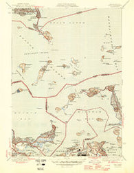 Hull Massachusetts Historical topographic map, 1:31680 scale, 7.5 X 7.5 Minute, Year 1946