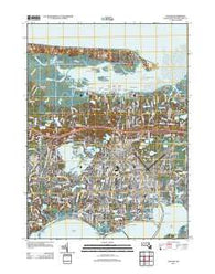 Hyannis Massachusetts Historical topographic map, 1:24000 scale, 7.5 X 7.5 Minute, Year 2012