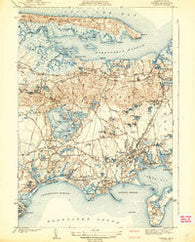 Hyannis Massachusetts Historical topographic map, 1:31680 scale, 7.5 X 7.5 Minute, Year 1942