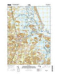 Ipswich Massachusetts Current topographic map, 1:24000 scale, 7.5 X 7.5 Minute, Year 2015