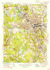 Lawrence Massachusetts Historical topographic map, 1:31680 scale, 7.5 X 7.5 Minute, Year 1944