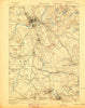 Lawrence Massachusetts Historical topographic map, 1:62500 scale, 15 X 15 Minute, Year 1888