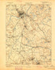 Lawrence Massachusetts Historical topographic map, 1:62500 scale, 15 X 15 Minute, Year 1893