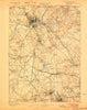 Lawrence Massachusetts Historical topographic map, 1:62500 scale, 15 X 15 Minute, Year 1893