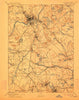 Lawrence Massachusetts Historical topographic map, 1:62500 scale, 15 X 15 Minute, Year 1893
