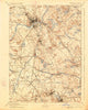 Lawrence Massachusetts Historical topographic map, 1:62500 scale, 15 X 15 Minute, Year 1893