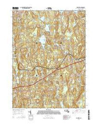 Leicester Massachusetts Current topographic map, 1:24000 scale, 7.5 X 7.5 Minute, Year 2015