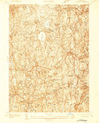Leicester Massachusetts Historical topographic map, 1:24000 scale, 7.5 X 7.5 Minute, Year 1937