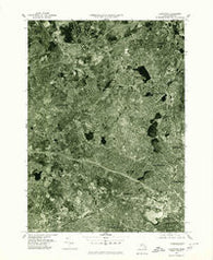 Lexington Massachusetts Historical topographic map, 1:25000 scale, 7.5 X 7.5 Minute, Year 1977