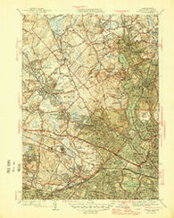 Lexington Massachusetts Historical topographic map, 1:31680 scale, 7.5 X 7.5 Minute, Year 1946
