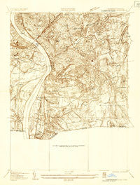 Longmeadow Massachusetts Historical topographic map, 1:24000 scale, 7.5 X 7.5 Minute, Year 1933