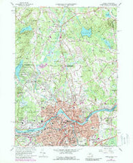 Lowell Massachusetts Historical topographic map, 1:24000 scale, 7.5 X 7.5 Minute, Year 1966